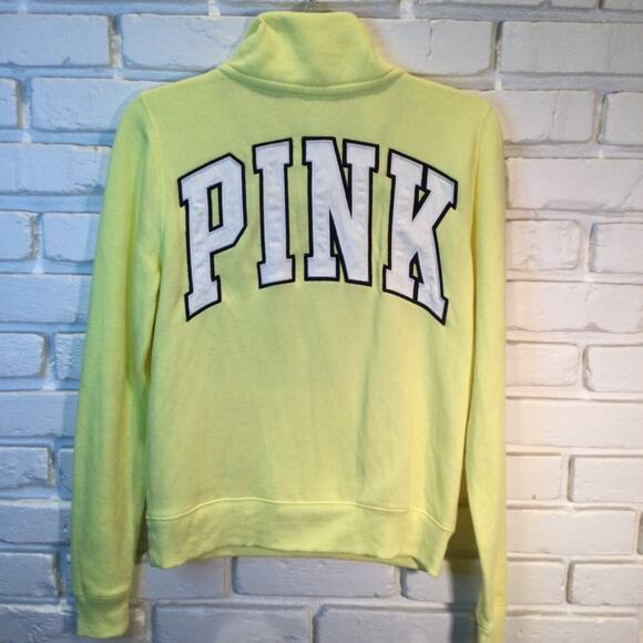 PINK Victoria's Secret XS yellow pullover NWT - Picture 3 of 4